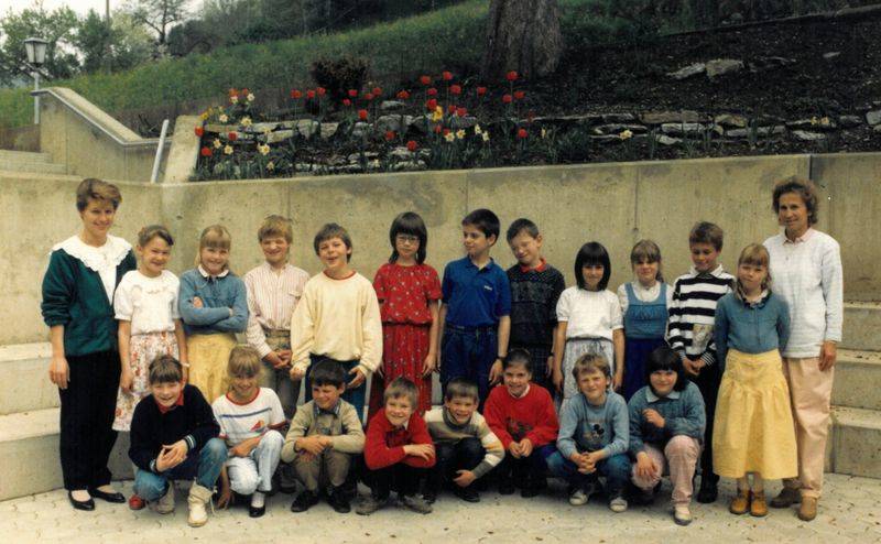 1987, 2.Klasse, Metnitz, Schülerfoto, Volksschule