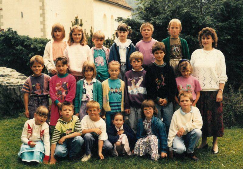 1.Klasse, 1990, Grades, Schülerfoto, Volksschule