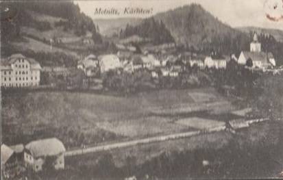 Häuser, Kirche, Metnitz, Metnitz Markt, Schule, Umgebung