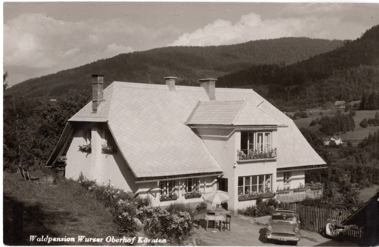 Auto, Bauernhof, Oberhof-Sonnseite, Pension