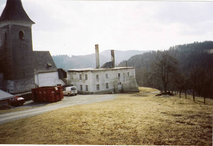 Brand, Dach, Dachstuhl, Feistritz, Grades, Metnitz, Pfarrhof, Pfarrkirche, Renovierung