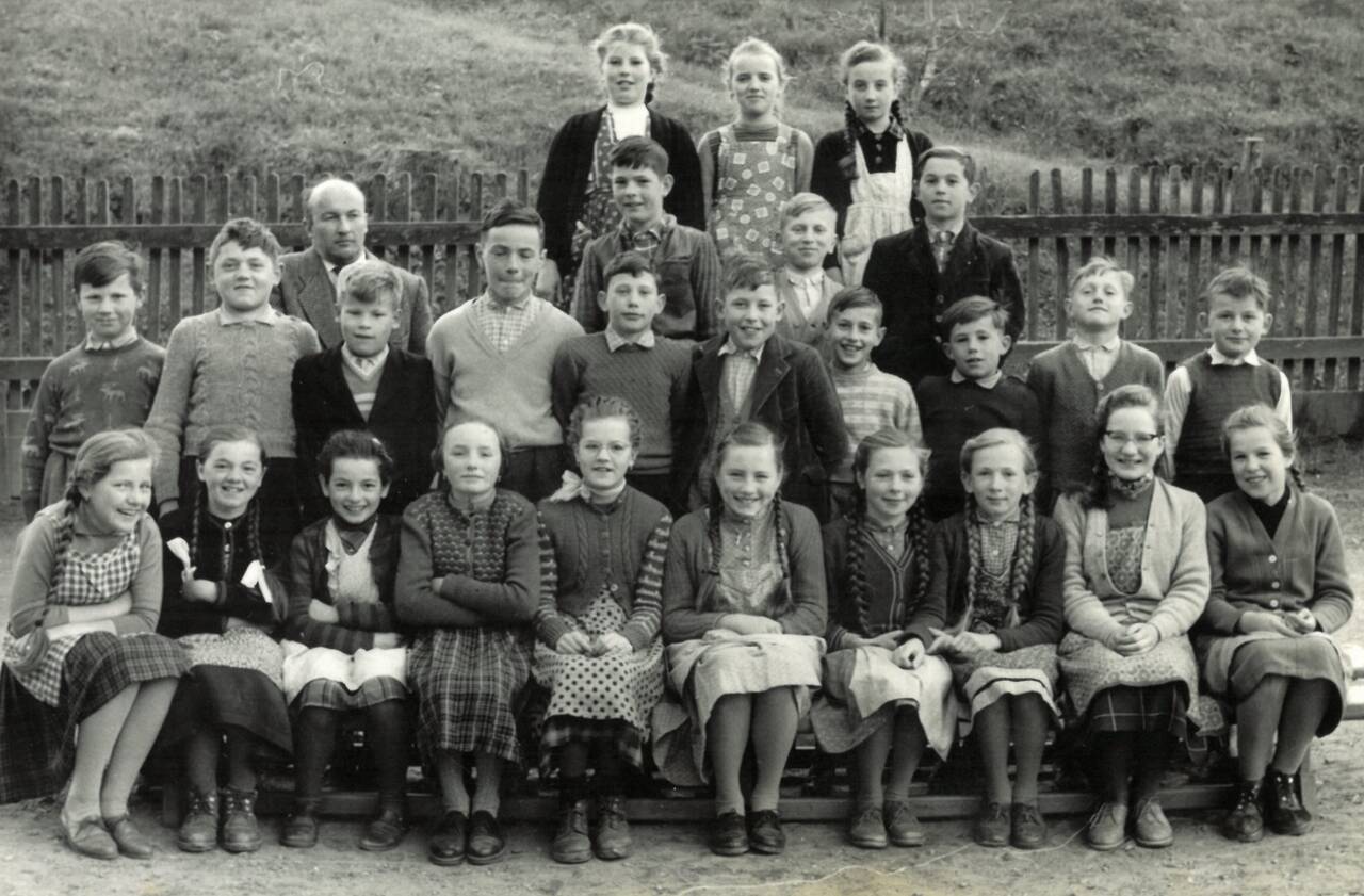 1959/60, 5.Klasse, Metnitz, Schülerfoto, Volksschule