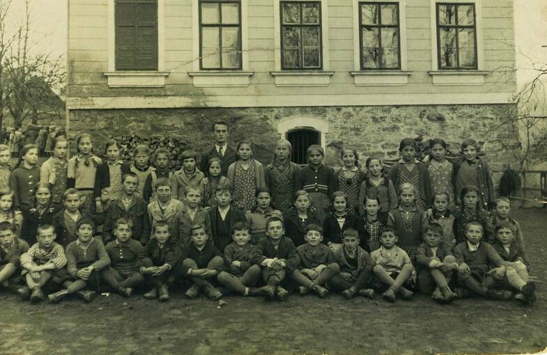 1937, 5.Klasse, Metnitz, Schülerfoto, Volksschule