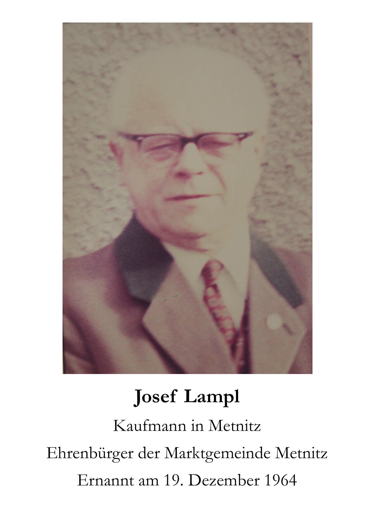 Ehrenbürger, Kaufmann, Lampl, Metnitz