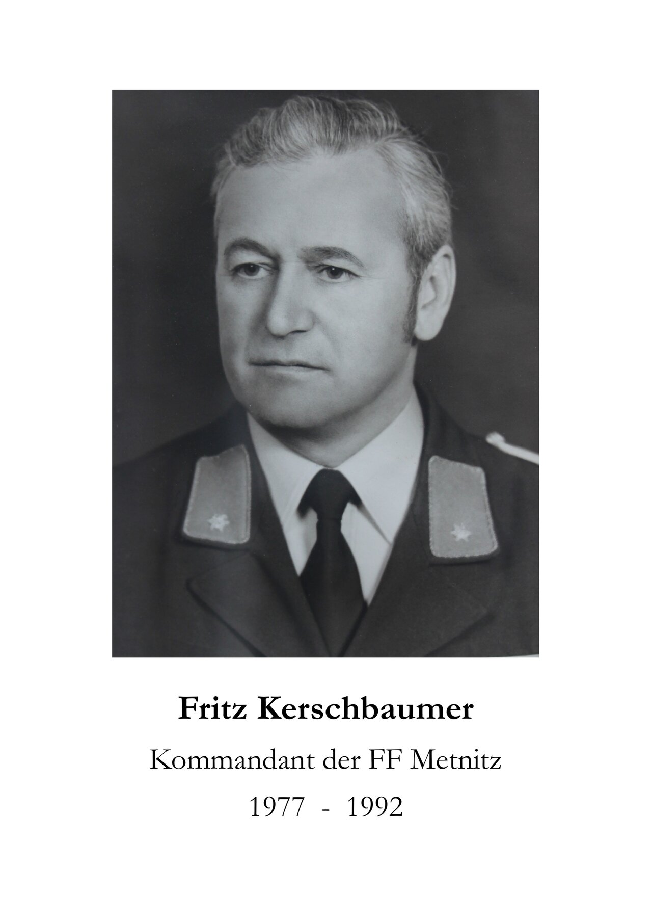 Feuerwehr, FF Metnitz, Freiwillige Feuerwehr, Kommandant, Metnitz, Verein