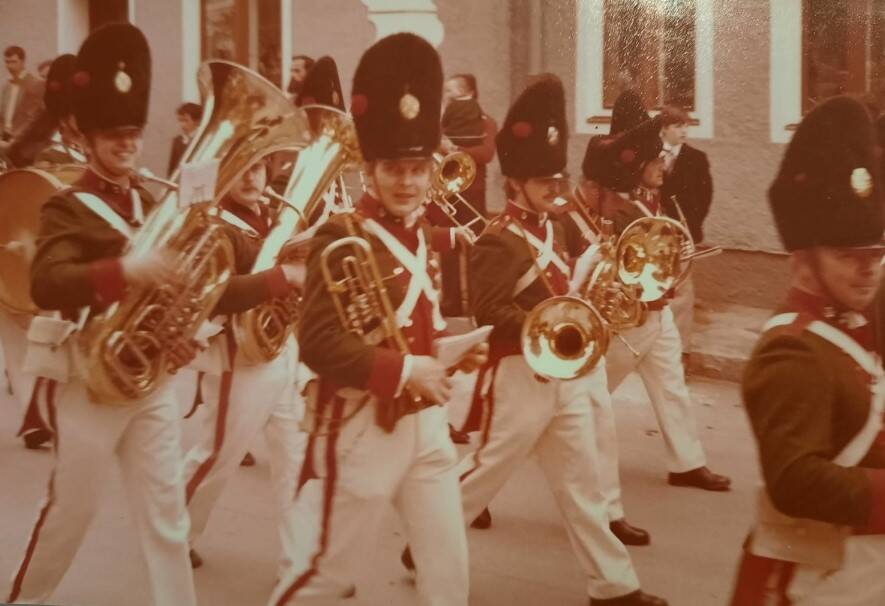 1980iger Jahre, Metnitz, Schützenmusikanten